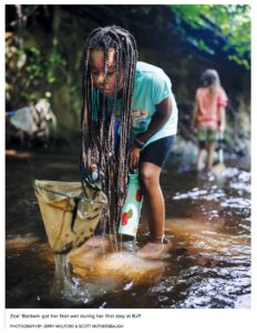 Cover photo for Betsy-Jeff Penn 4-H Center Featured in the May 2023 Issue of Our State Magazine